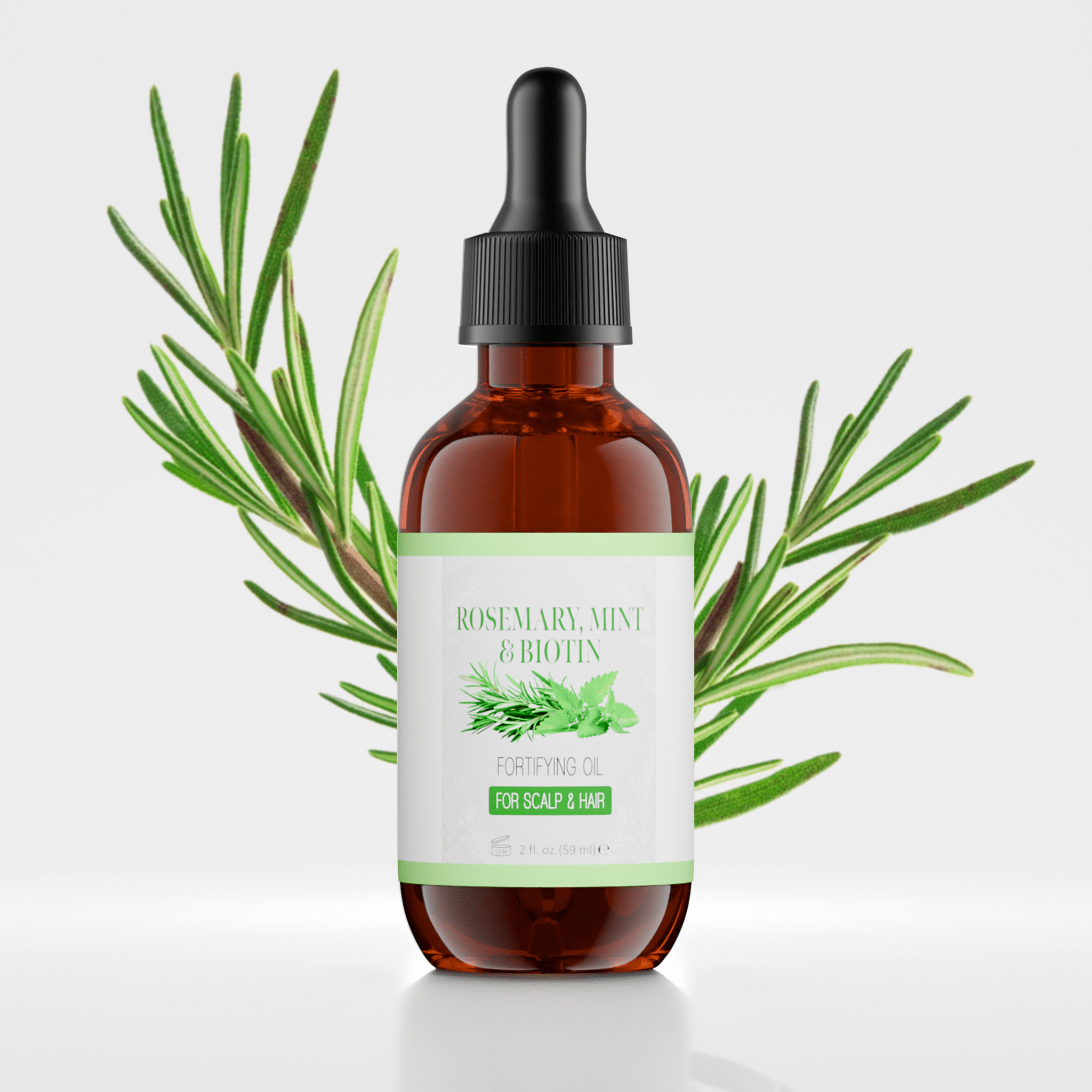 غوري - زيت إكليل الجبل والنعناع والبيوتين لنمو الشعر - 59مل - SabaShop.com