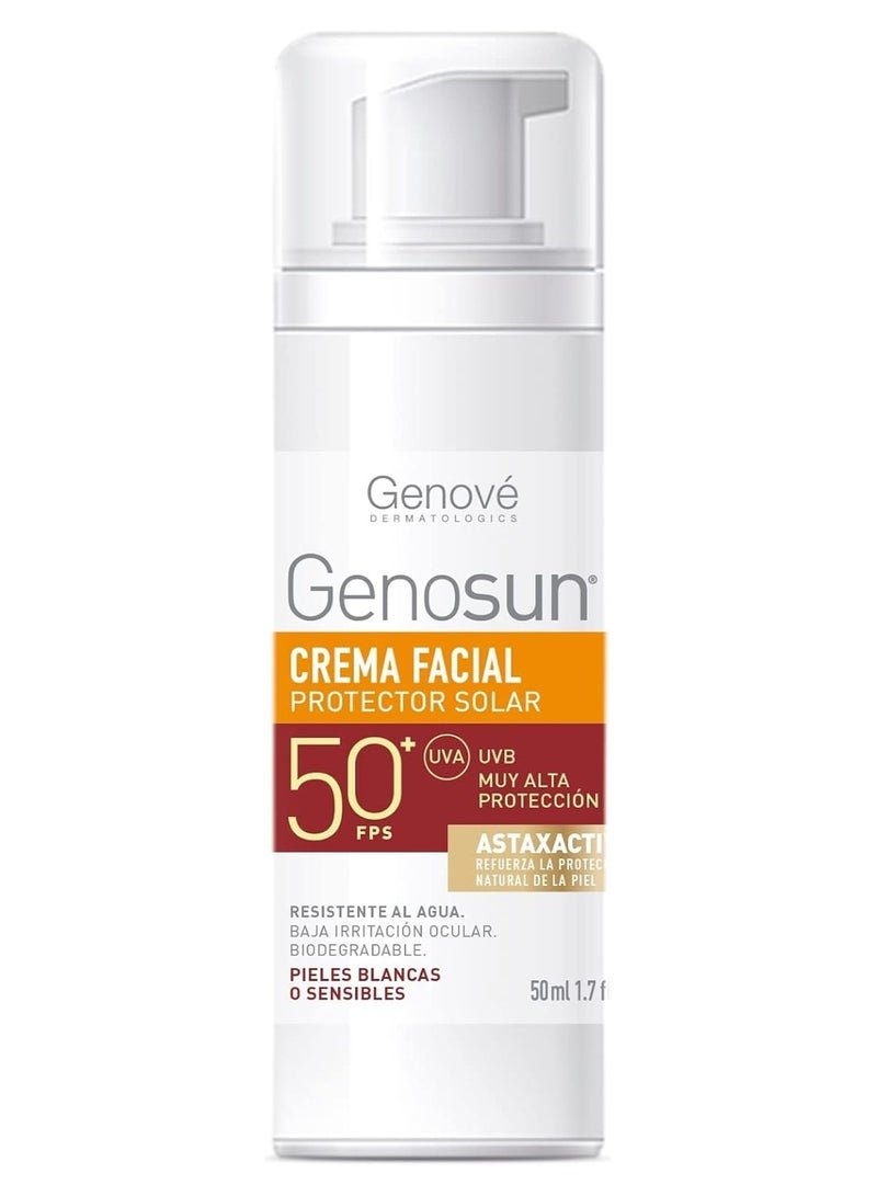 جينوفي جينوسن كريم واقي شمس للوجه SPF50+ – ٥٠ مل - SabaShop.com