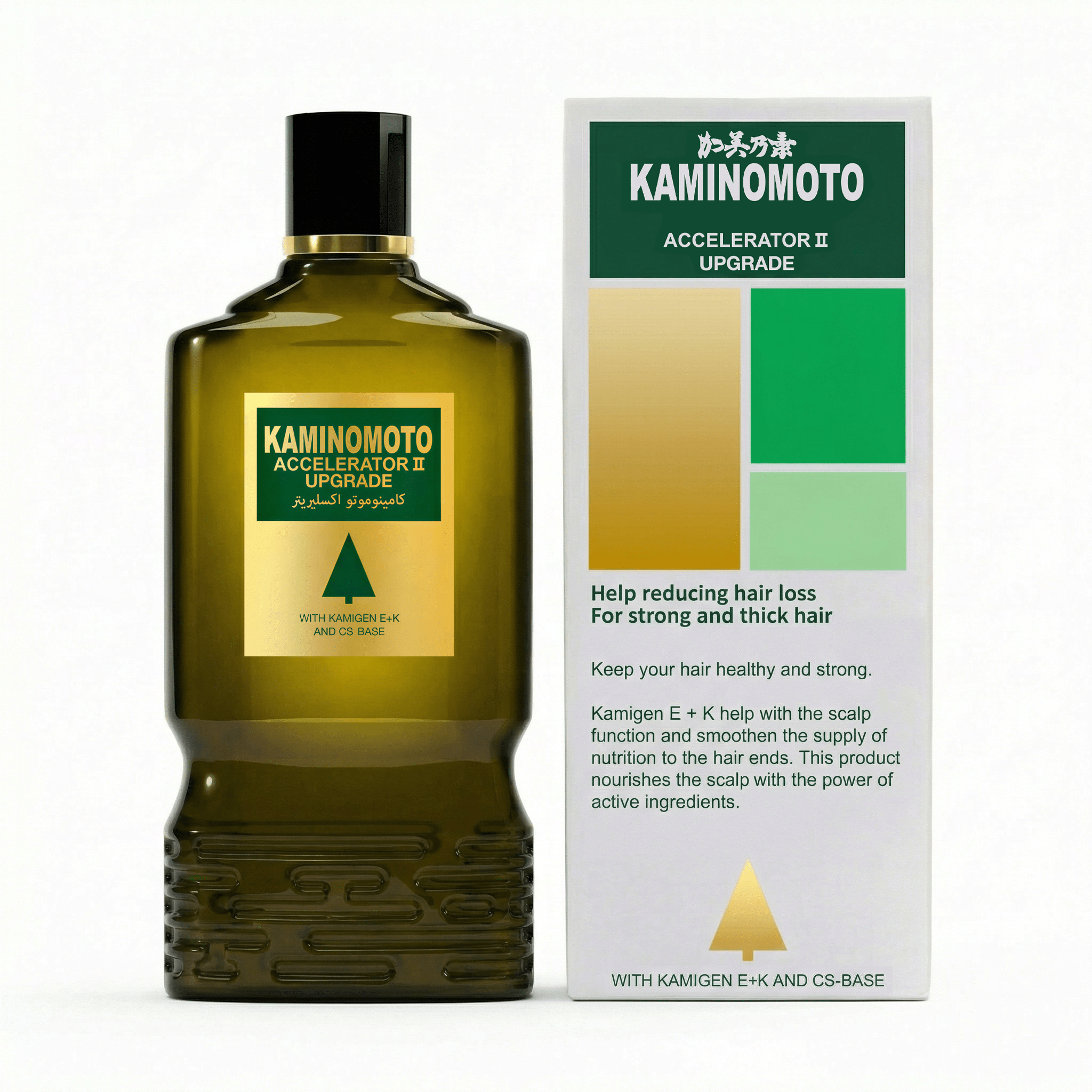 كامينوموتو أكسلريتور الذهبي 180 مل | مسرّع نمو الشعر وتقليل التساقط | الأصلي من اليابان - SabaShop.com