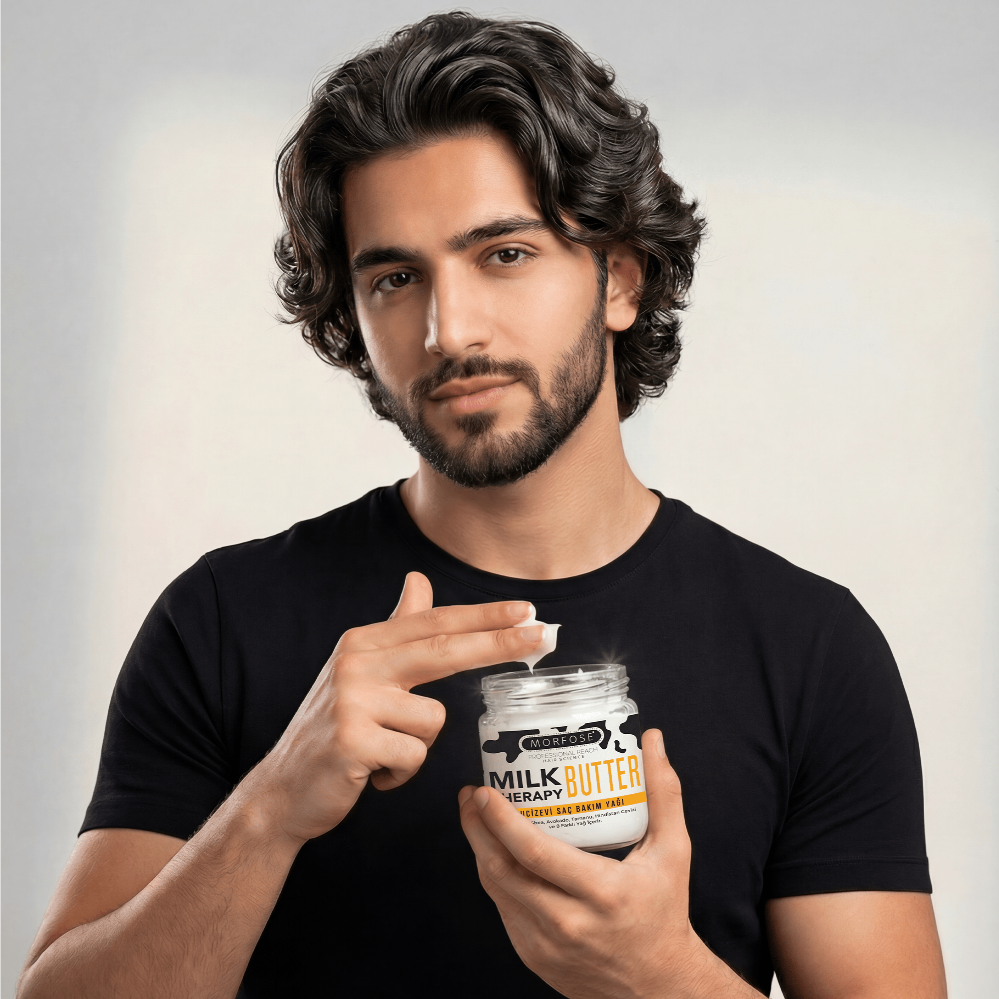 مورفوس ميلك ثيرابي كريم زبدة الحليب للشعر 200 مل – ترطيب عميق وتنعيم الشعر وتقليل الهيشان - SabaShop.com