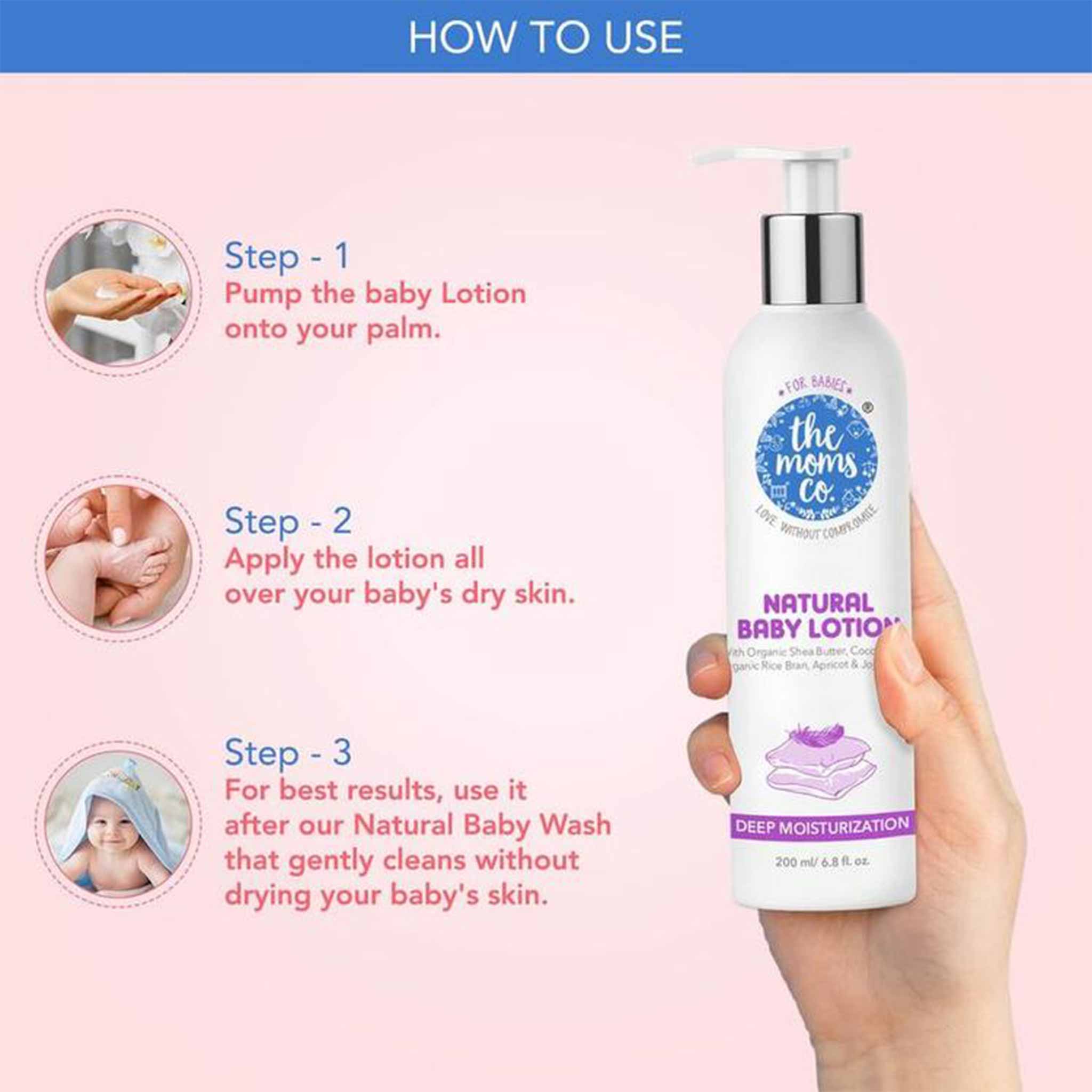 Baby's Skin Best Natural Baby Lotion The Moms Natural Baby